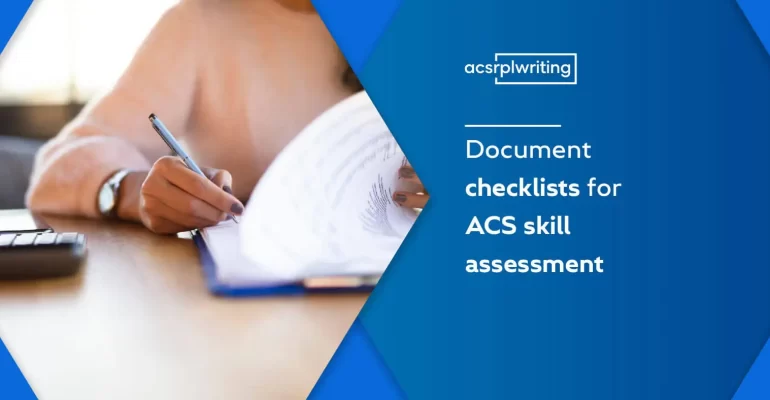 Document Checklists For ACS Skill Assessment
