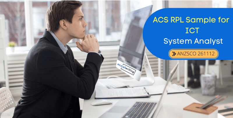 ACS RPL report sample for system analyst