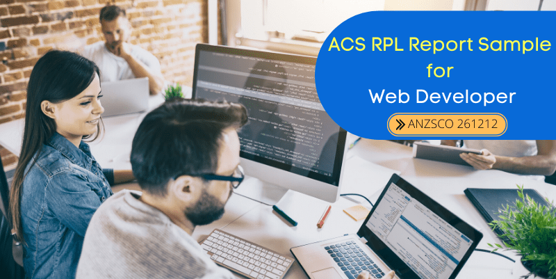 acs rpl report sample for web developer