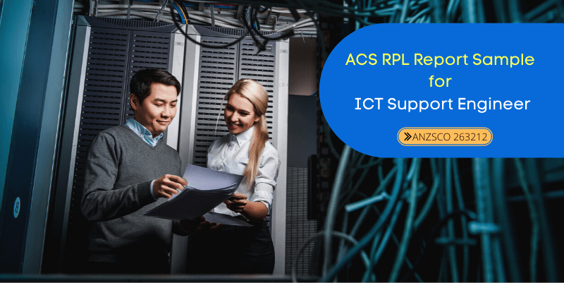 acs rpl report sample for ict support engineer