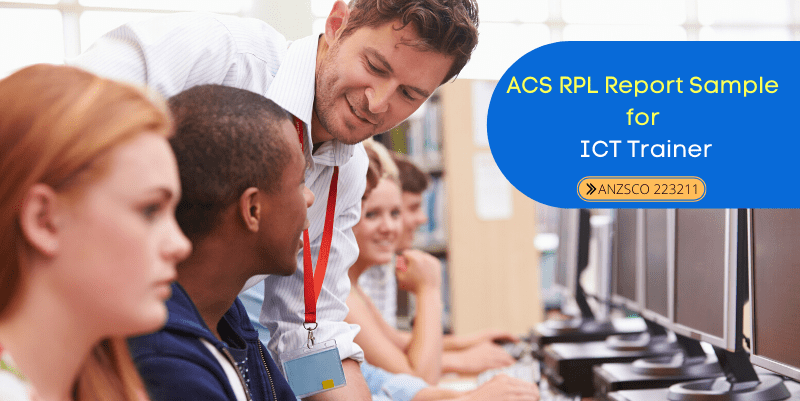 acs rpl report sample for ict trainer