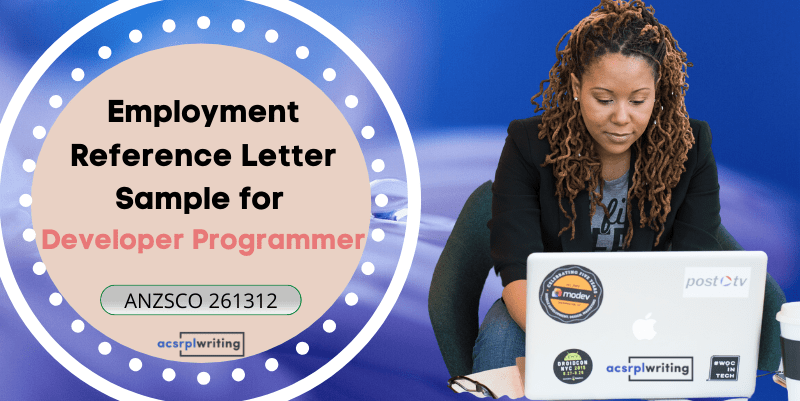 employment reference letter sample for developer programmer