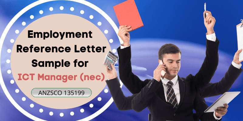 employment reference letter sample for ict manager nec