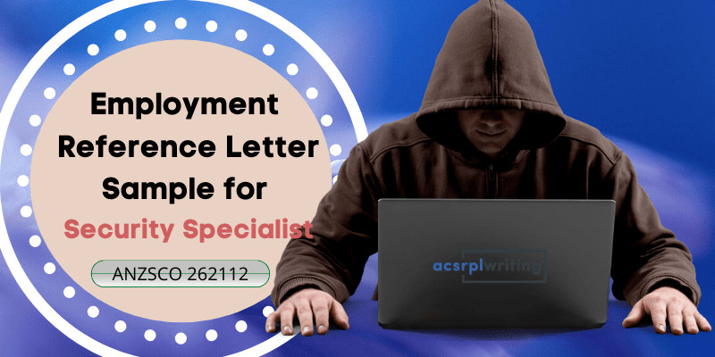employment reference letter sample for security specialist