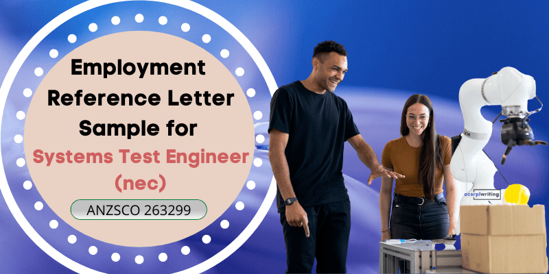 employment reference letter sample for system test engineer nec