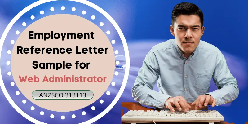 employment reference letter sample for web administrator